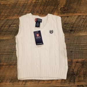 NWT Chaps Cable Knit Vest
